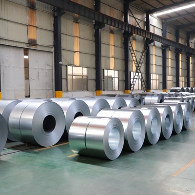 DX54D آلوزینک گالوالوم فولاد 600mm-1250mm ساخت کلاف نورد سرد فولادی