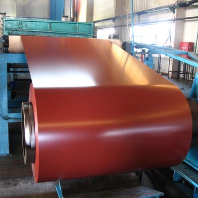 کویل 600 - 1250 میلی‌متری PPGL AiSi RAL 9002 با پوشش رنگی گالوانیزه