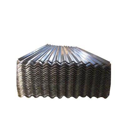 ASTM A -755 راه راه Gio Roof 0.3--1.0mm موجدار گالوانیزه ورق فلزی 4x8