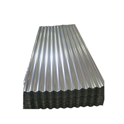 ASTM A -755 راه راه Gio Roof 0.3--1.0mm موجدار گالوانیزه ورق فلزی 4x8
