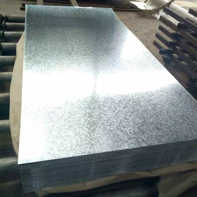ورق های آهن گالوانیزه تخت SAI G550 فولاد گالوانیزه با روکش روی برای ساختار