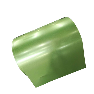 سیم پیچ فولادی سبز رنگ AZ30-180g/M2 PPGL کویل آلومینیومی از پیش رنگ شده SGCC