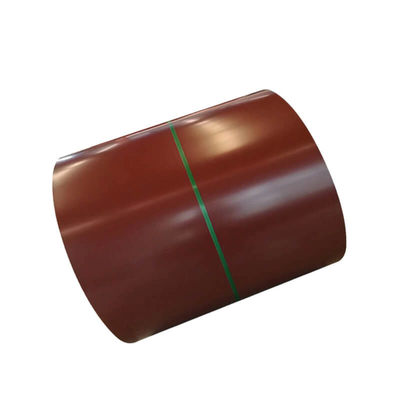 کویل های از پیش رنگ شده سبز 600 - 1250 میلی متری مقاوم در برابر خوردگی با پوشش رنگی PPGI