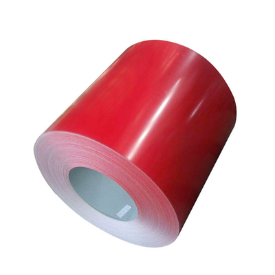 سیم پیچ قرمز SGS PPGL RAL9003 کویل های فولادی گالوانیزه از پیش رنگ شده
