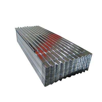 ASTM 0.27mm ورق سقف گالوانیزه روی DX51D پانل های فلزی موجدار گالوانیزه