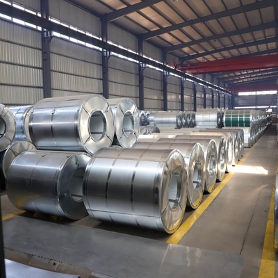 کویل فولادی رنگی RAL 25Mt GI 30-600g/M2 ISO BV CE Galvalume AZ50 Roll