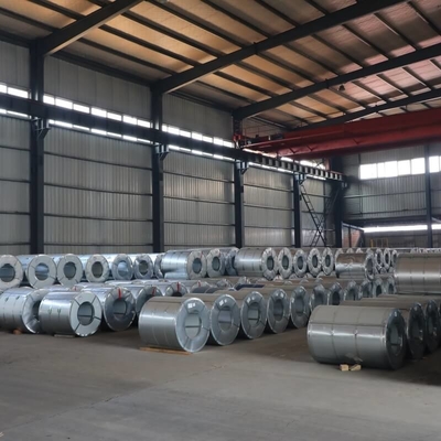 کویل فولادی رنگی RAL 25Mt GI 30-600g/M2 ISO BV CE Galvalume AZ50 Roll