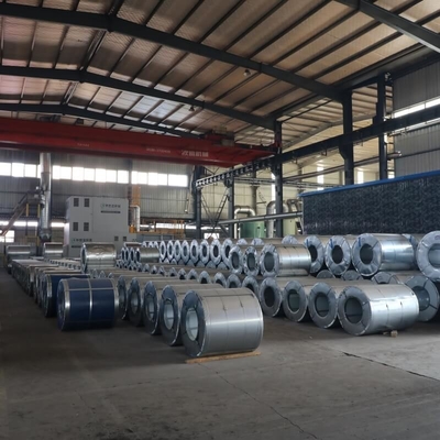 کویل فولادی رنگی RAL 25Mt GI 30-600g/M2 ISO BV CE Galvalume AZ50 Roll