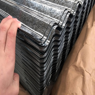 پانل های سقف گالوانیزه 0.11-2.5mm ورق های راه راه PPGI ISO9001