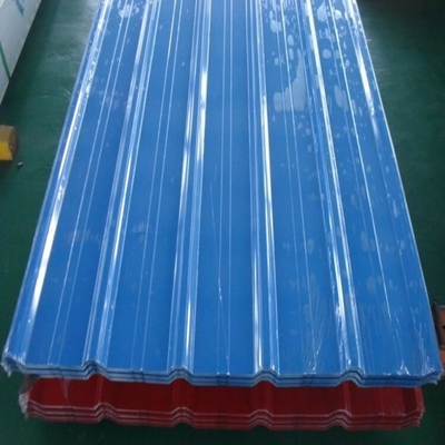ورق بام از پیش رنگ شده SGCC 0.125-2.5mm ورق های نمایه پوشش داده شده رنگی