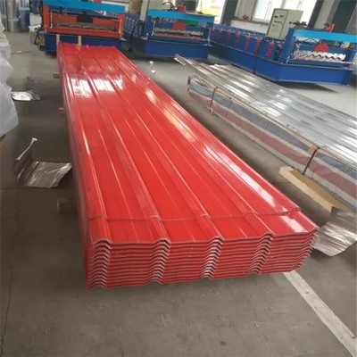 ورق بام از پیش رنگ شده G550 بام فلزی با پوشش رنگی 0.125-2.5mm