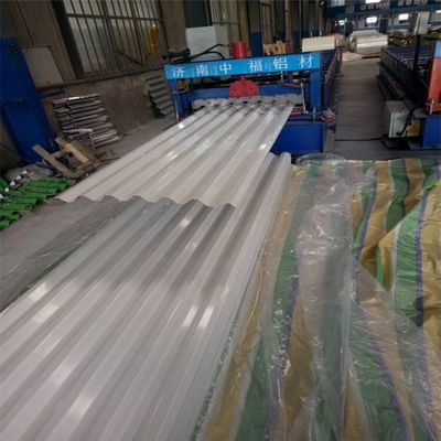 ضخامت 0.4mm-3.0mm ورق سقف PPGI موجدار گالوانیزه 600mm-1250mm عرض