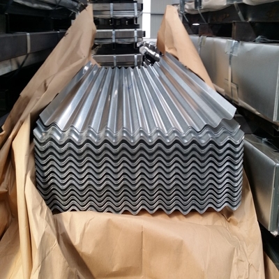 Z30 - 275g/M2 ورق موجدار گالوانیزه 0.8mm ورق گالوانیزه موجدار 4x8