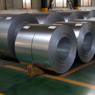 سیم پیچ فولادی ISO9001 G550 GL 600mm-1500mm سیم پیچ فولادی Galvalume جلوه زیبایی شناسی بالا