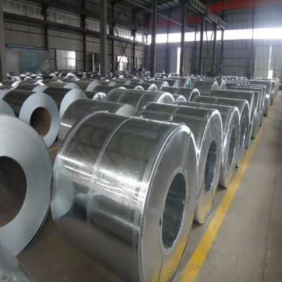 سیم پیچ فولادی GI با استحکام بالا DIN 508mm Z60 - کویل فولادی گالوانیزه داغ 275
