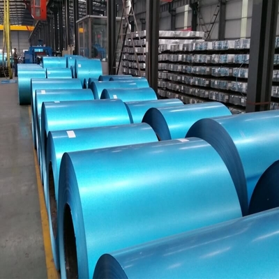 رنگ آبی DX51D SGCC GI کویل فولادی گالوانیزه نورد سرد JISG3003