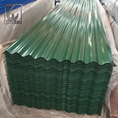 ورق سقفی از پیش رنگ شده SGCC DX51D سقف فولادی موجدار 3-8 تن