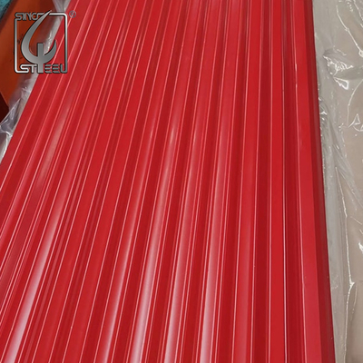 60-275g/M2 پوشش روی ورق سقف PPGI با طول 1000mm-6000mm