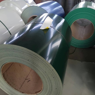 کویل فولادی از پیش رنگ شده طلایی SGCC با پوشش رنگی تخت فولادی Ppgl