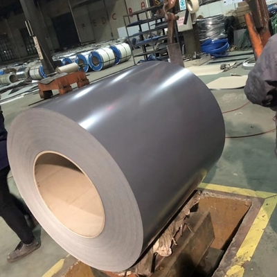 کویل های گالوانیزه رنگی خاکستری Z600 Ral 9002 SAI با پوشش رنگی کویل فولادی