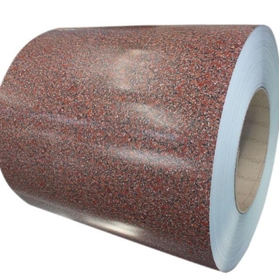 کویل فولادی 910 میلی متری PPGI از پیش رنگ شده 3-25 میلی متر کویل های رنگی روکش شده آجر چوبی