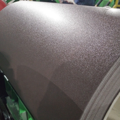 0.11-2.5mm کویل فولادی از پیش رنگ شده PPGI فولاد با پوشش رنگی برجسته