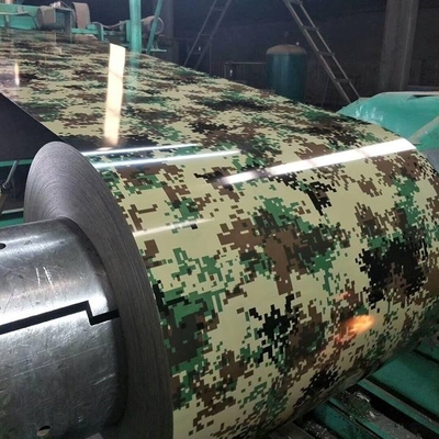 HRB95 SGS رول PPGI از پیش رنگ شده 610 میلی متر کویل فولادی با روکش روی 8-35 میکرون