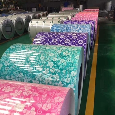 کویل CE HRB85 PPGI Coated CGCC SGCC PPGL Coil Steel Gi Prepainted Gi