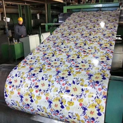 ASTM کویل PPGL براق بالا SGS 8-35um کویل گالوالوم از پیش رنگ شده